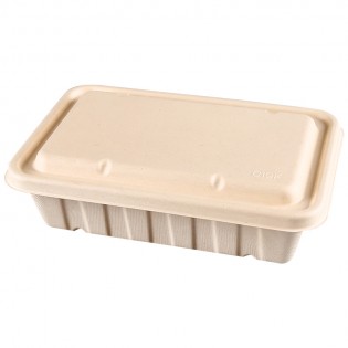 2500ml甘蔗渣餐盒 (原箱200件)